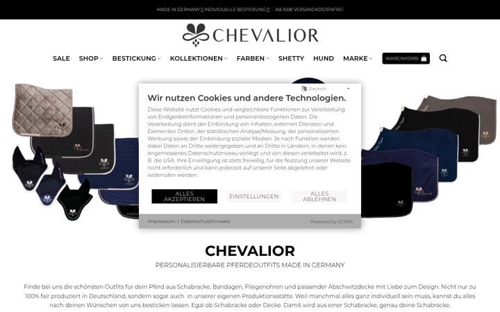 Screenshot of chevalior.com