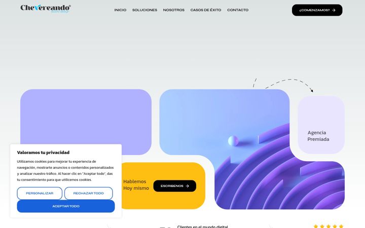 Screenshot of chevereando.com