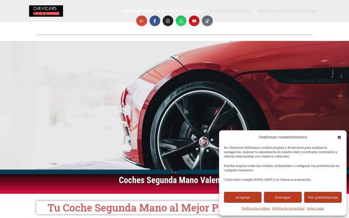 Screenshot of chevicars.com