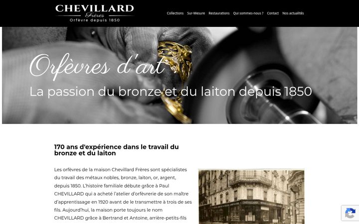 Screenshot von chevillard-sa.fr