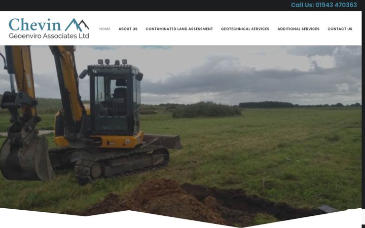 Screenshot of chevin-geoenviro.com