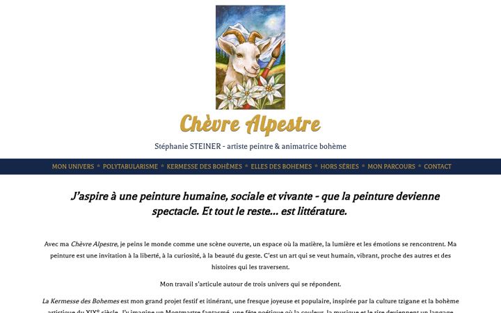 Screenshot von chevrealpestre.fr