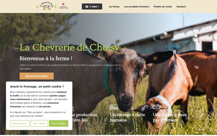 Screenshot of chevrerie-choisy.com