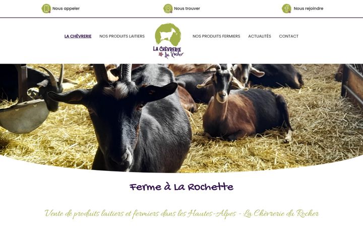 Screenshot von chevrerie-du-rocher-hautes-alpes.fr