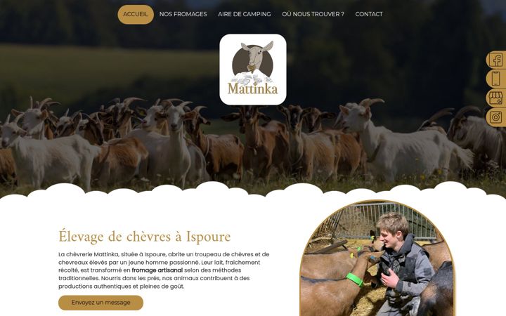 Screenshot von chevrerie-mattinka.fr