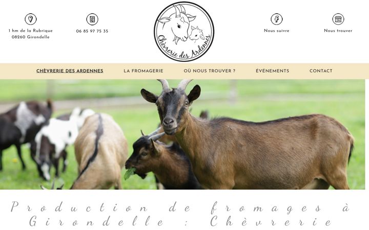Screenshot von chevreriedesardennes.fr