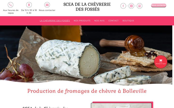 Screenshot von chevreriedesfosses.fr