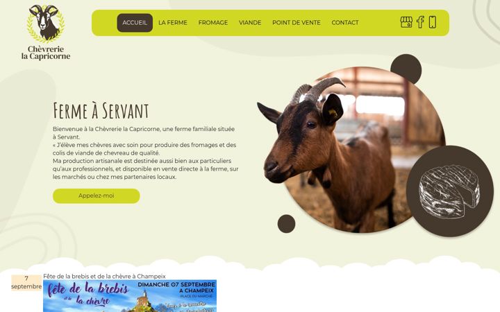 Screenshot von chevrerielacapricorne.fr