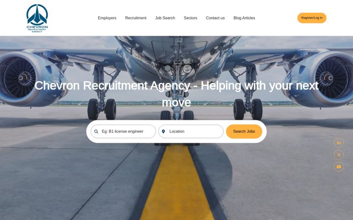 Screenshot of chevron-recruitment.com