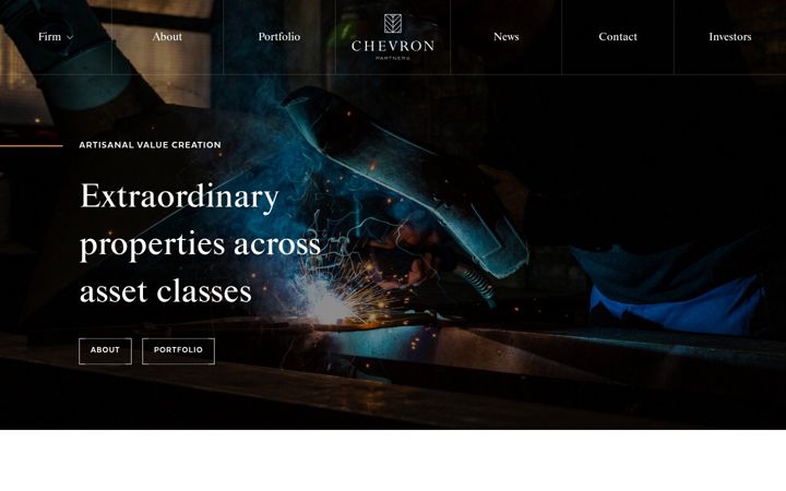 Screenshot of chevronpartners.com