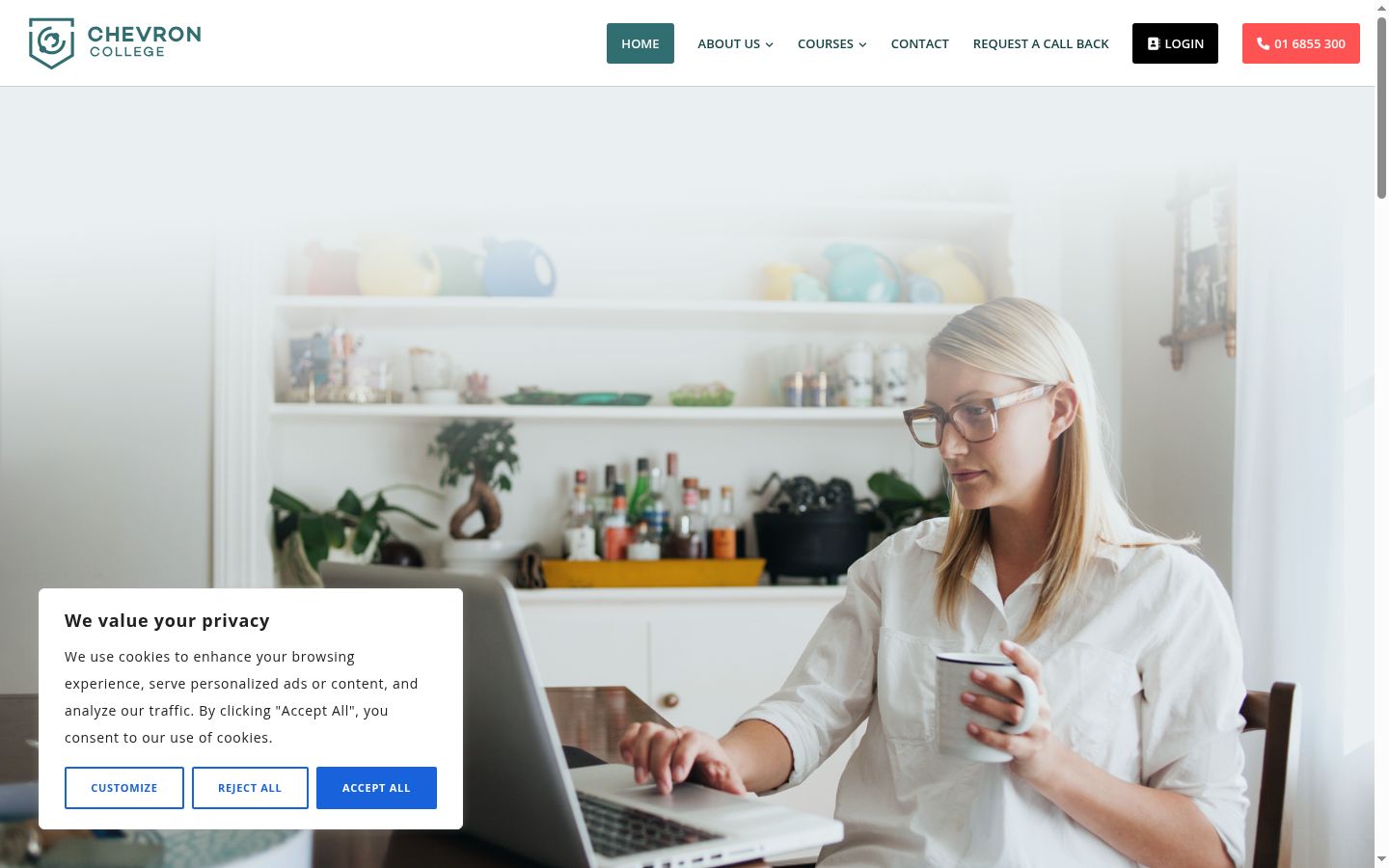 Sutikimo reklamjuostės, rodytos prieš bet kokią sąveiką, ekrano kopija
