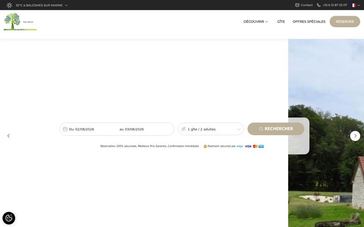 Screenshot of chez-clement.com