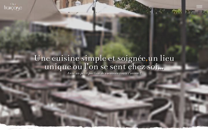 Screenshot of chez-francoise-resto.com