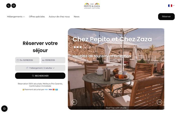 Screenshot of chez-pepito.com