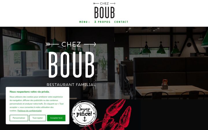 Screenshot του chezboub.ca