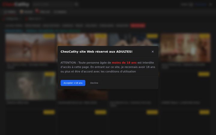 Screenshot von chezcathy.com