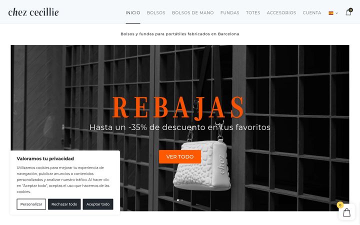 Screenshot of chezcecillie.com