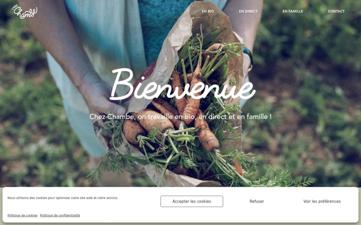Képernyőkép: chezchambe.fr