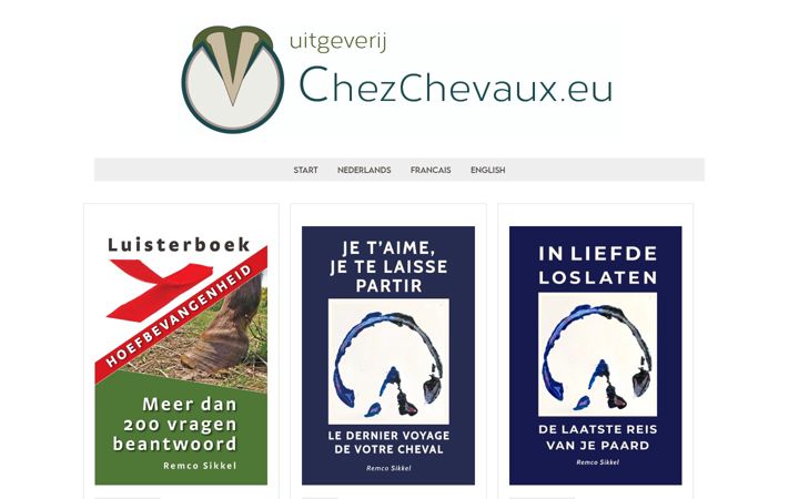 Snímek obrazovky chezchevaux.eu
