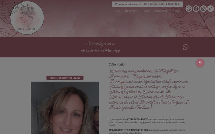 Képernyőkép: chezchloe.fr