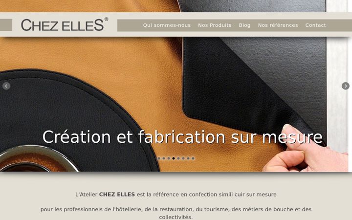 Screenshot of chezelles-pro.com