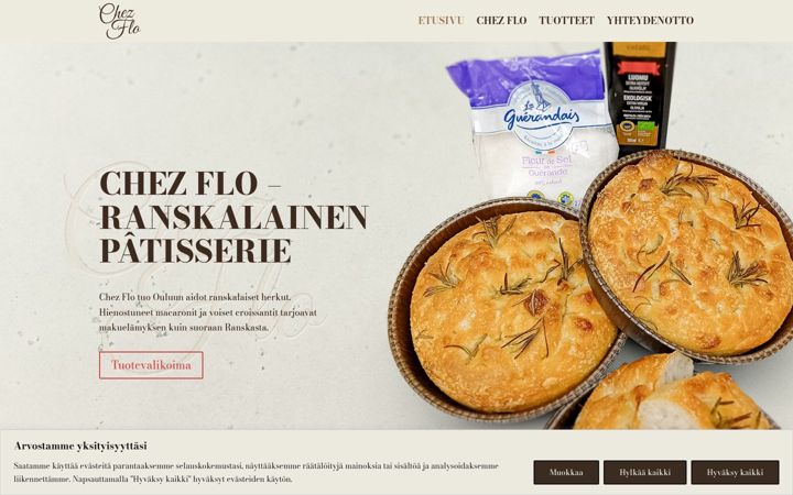 Screenshot di chezflo.fi