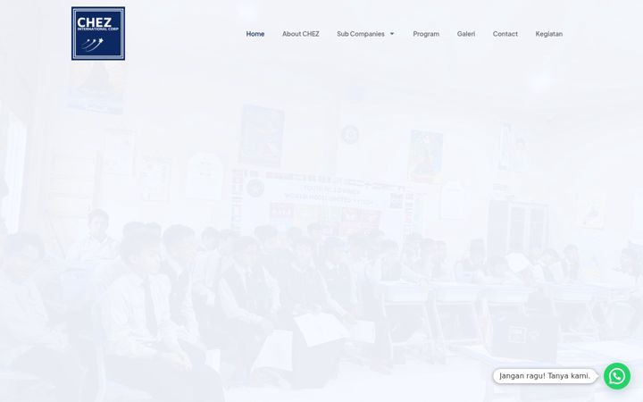 Screenshot of chezfoundation.com