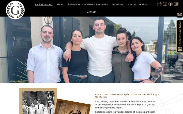 Ekrānuzņēmums no chezgilou.fr
