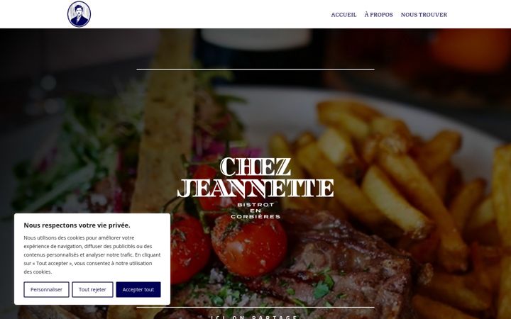Ekrānuzņēmums no chezjeannette-villeseque.fr