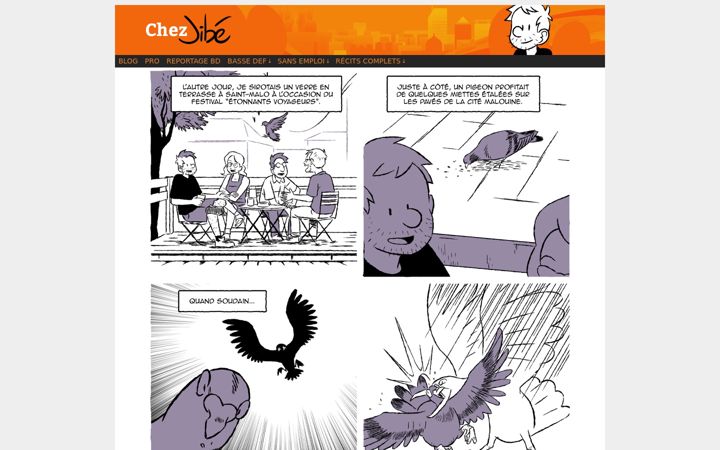 Screenshot of chezjibe.com