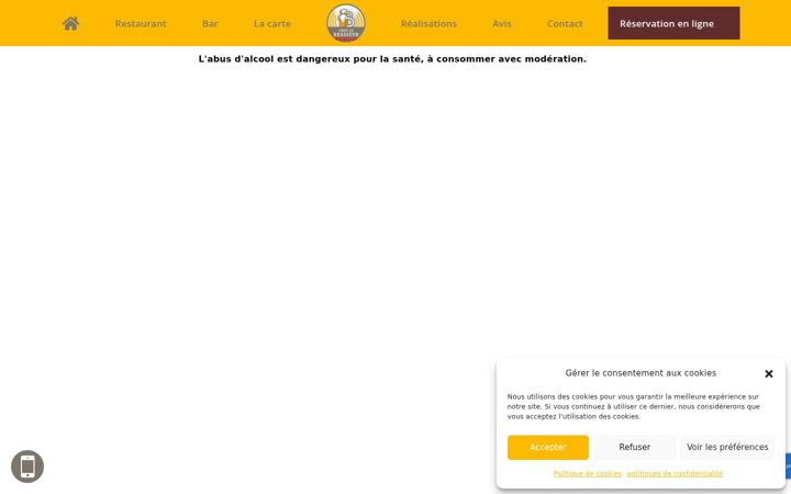 Captura de ecrã de chezlebrasseurbordeaux.fr