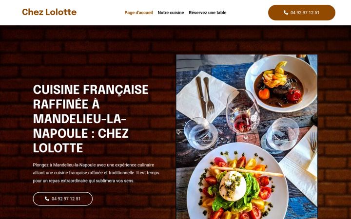 Captura de ecrã de chezlolotte.fr