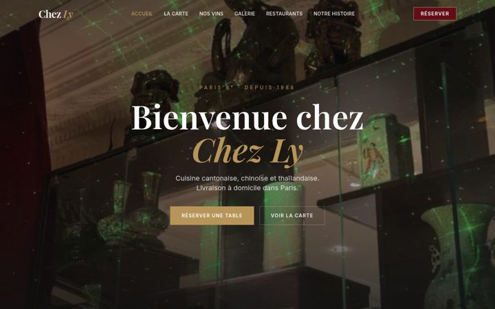 Screenshot of chezly-paris.com