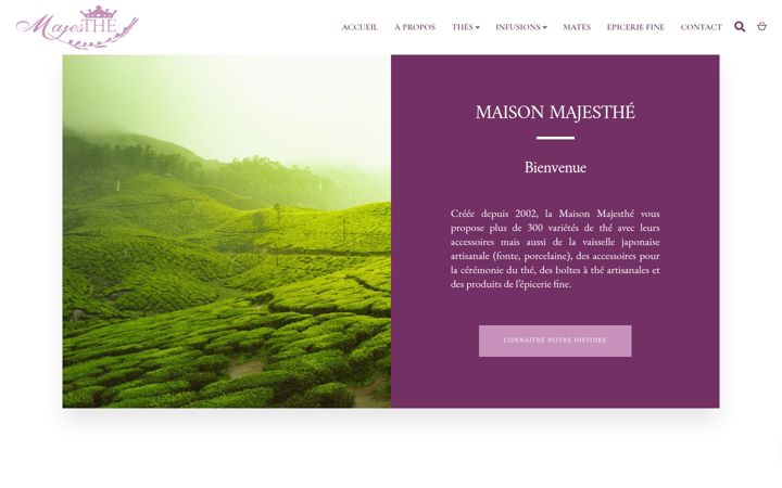 Captura de ecrã de chezmajesthe.fr