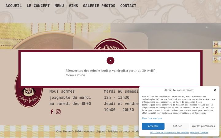 Captura de pantalla de chezmeme-issoire.fr