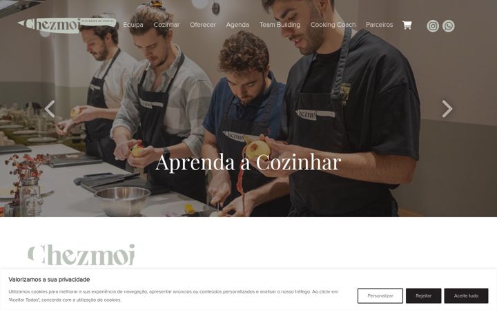 Skjámynd af chezmoi.com.pt