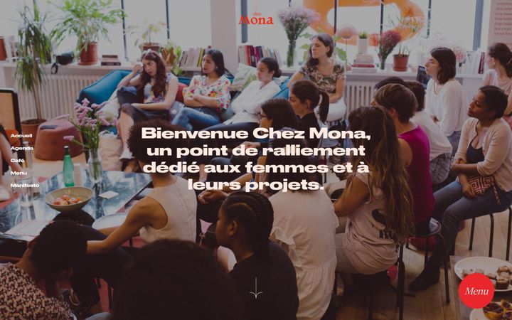 Screenshot of chezmona.com