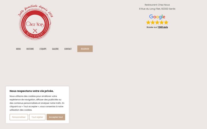 Screenshot of cheznoussenlis.com