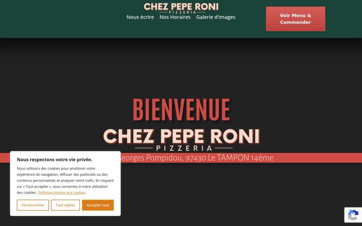 Captura de pantalla de chezpeperoni.fr