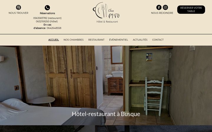 Screenshot of chezpito.com