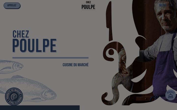Screenshot van chezpoulpe.fr