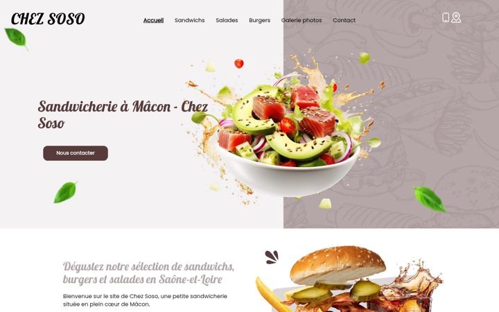 Screenshot van chezsoso71.fr