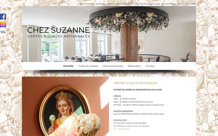 Screenshot van chezsuzannesaintamand.fr