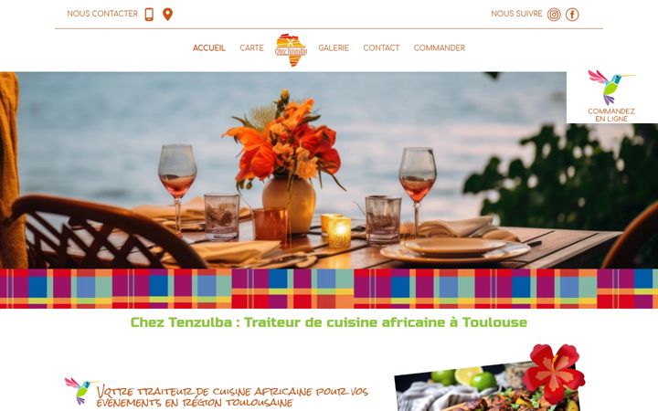 Screenshot van cheztenzunba-traiteur.fr