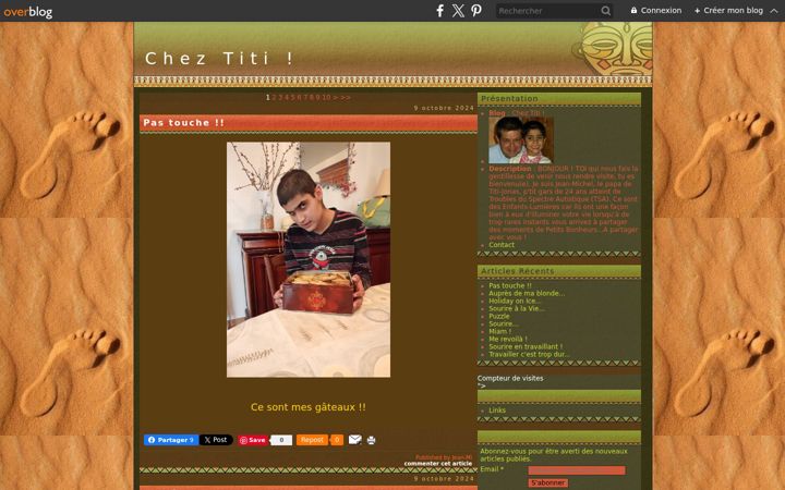 Screenshot di cheztiti.net