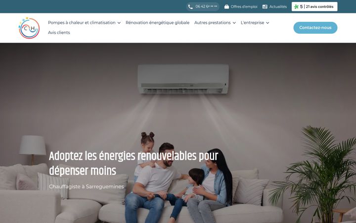 Ekraanipilt saidist chfee-energies.fr