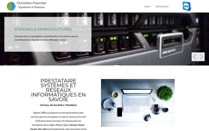 Screenshot of chfournier.com