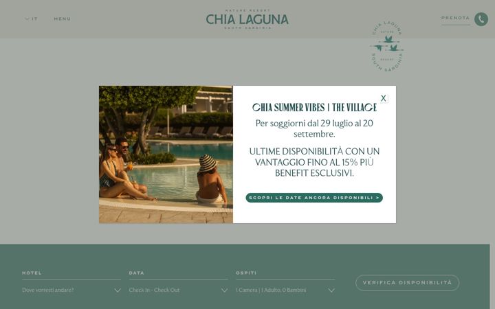 Screenshot of chialagunaresort.com
