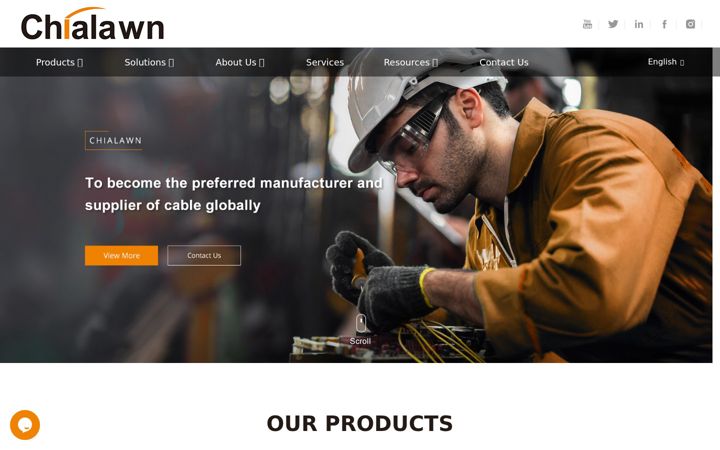 Screenshot of chialawn.com