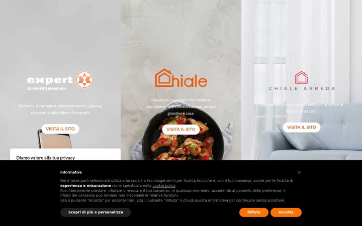 Skjermbilde av chiale.it